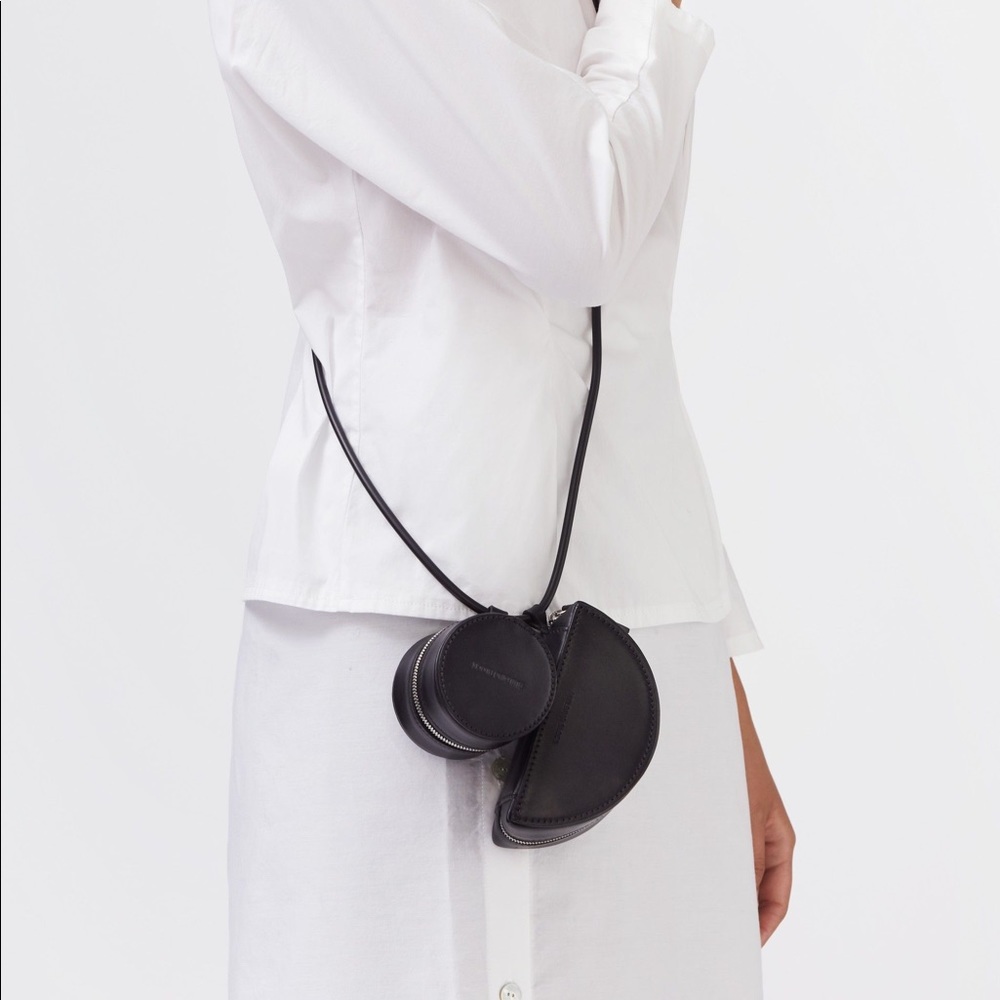 Building Block “Etc Sling” Leather Pouch Bag